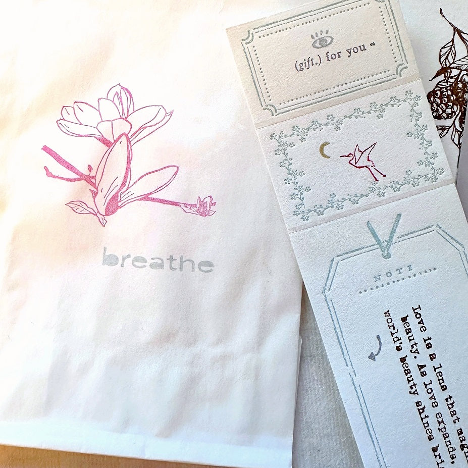 TAOthings Studio - Breathe rubber stamps