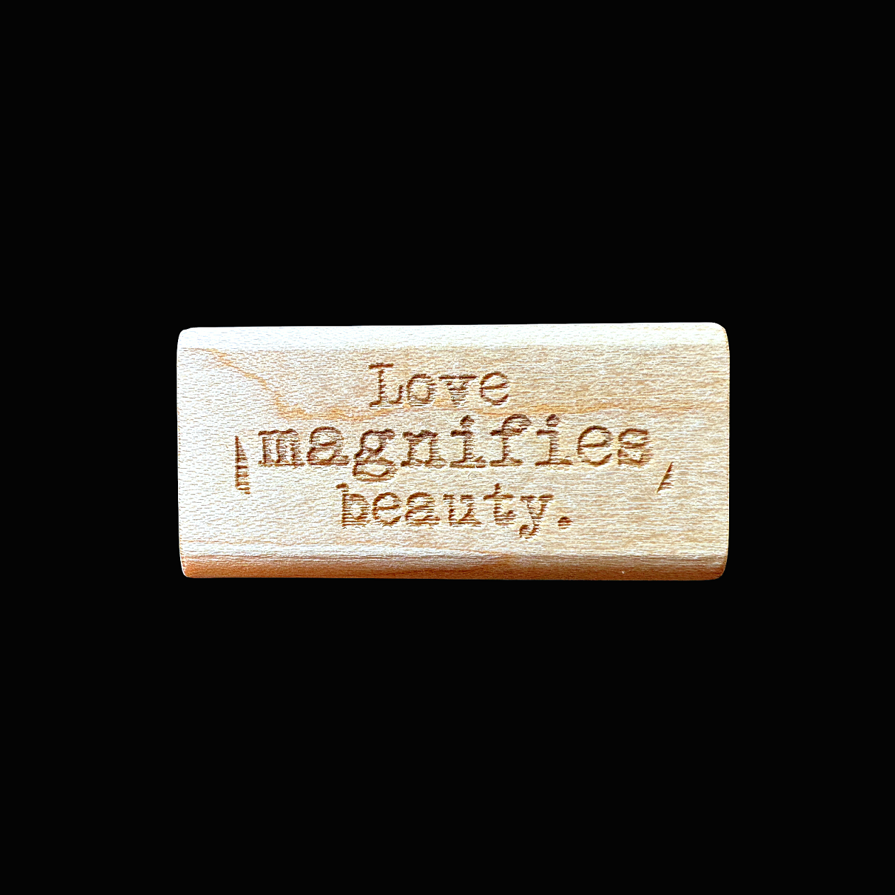 TAOthings Studio - Love Magnifies Beauty rubber stamps
