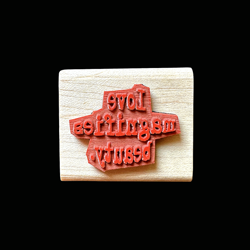 TAOthings Studio - Love Magnifies Beauty rubber stamps