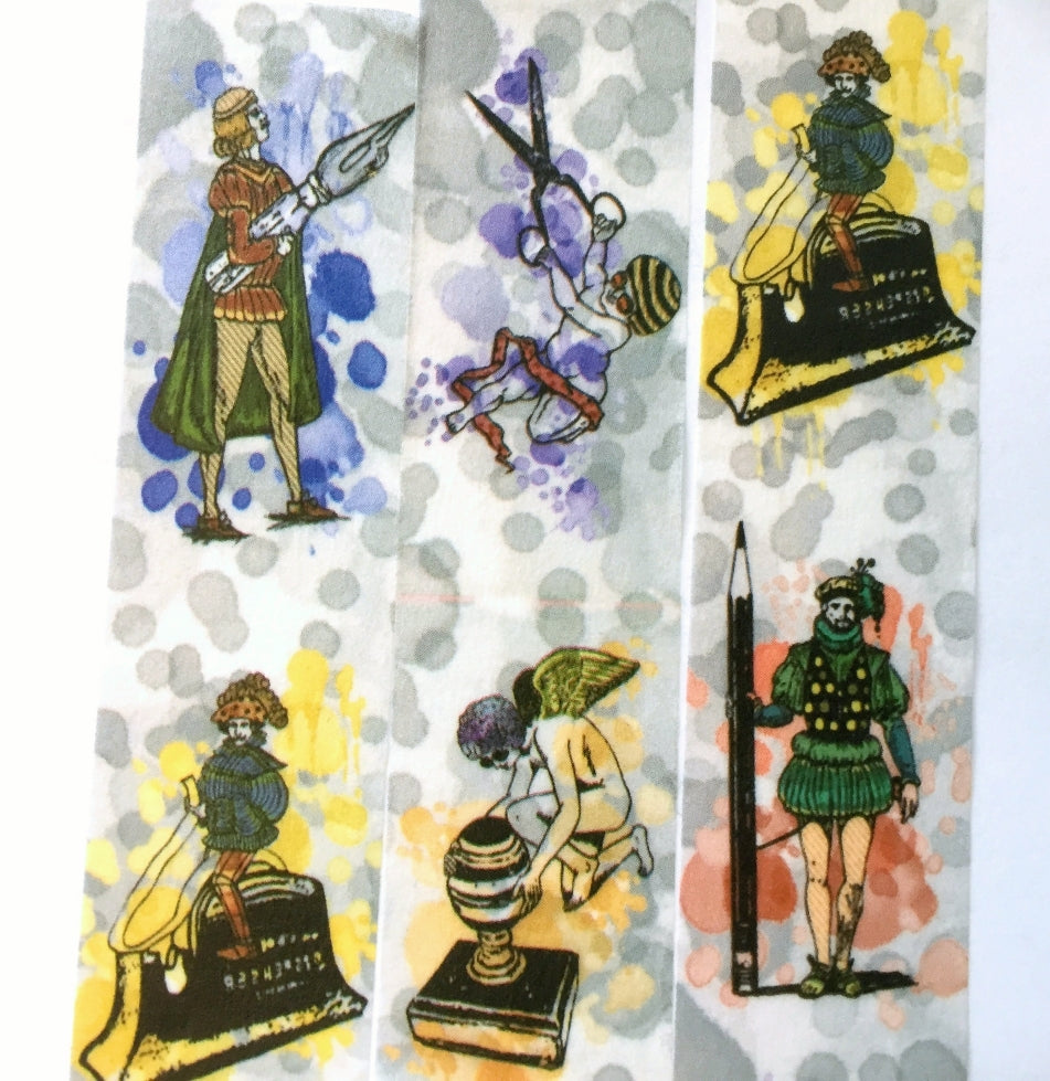 Lin Chia Ning - Oh My Fellows! washi tape (discontinued) SAMPLES