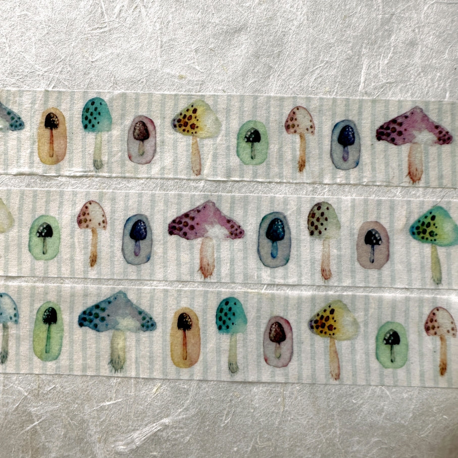 Lin Chia Ning - Mushroom washi tape SAMPLES