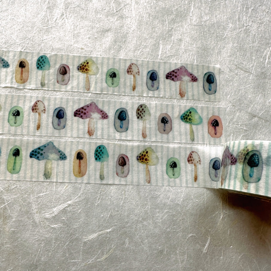 Lin Chia Ning - Mushroom washi tape SAMPLES