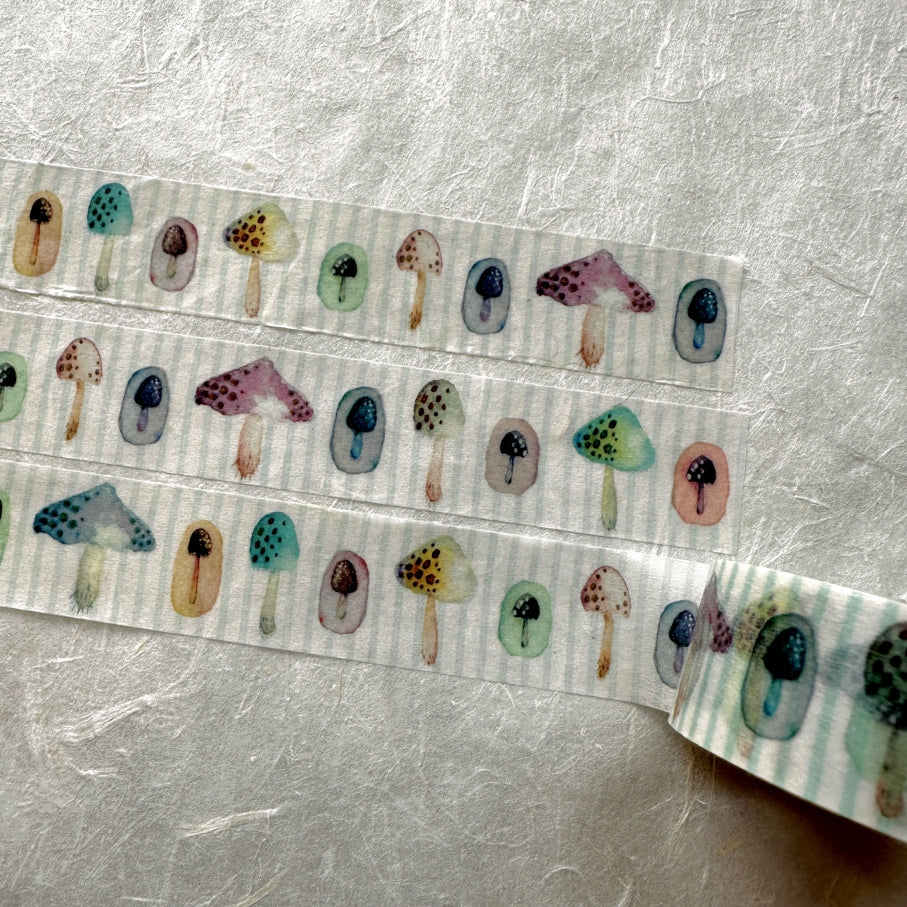 Lin Chia Ning - Mushroom washi tape SAMPLES