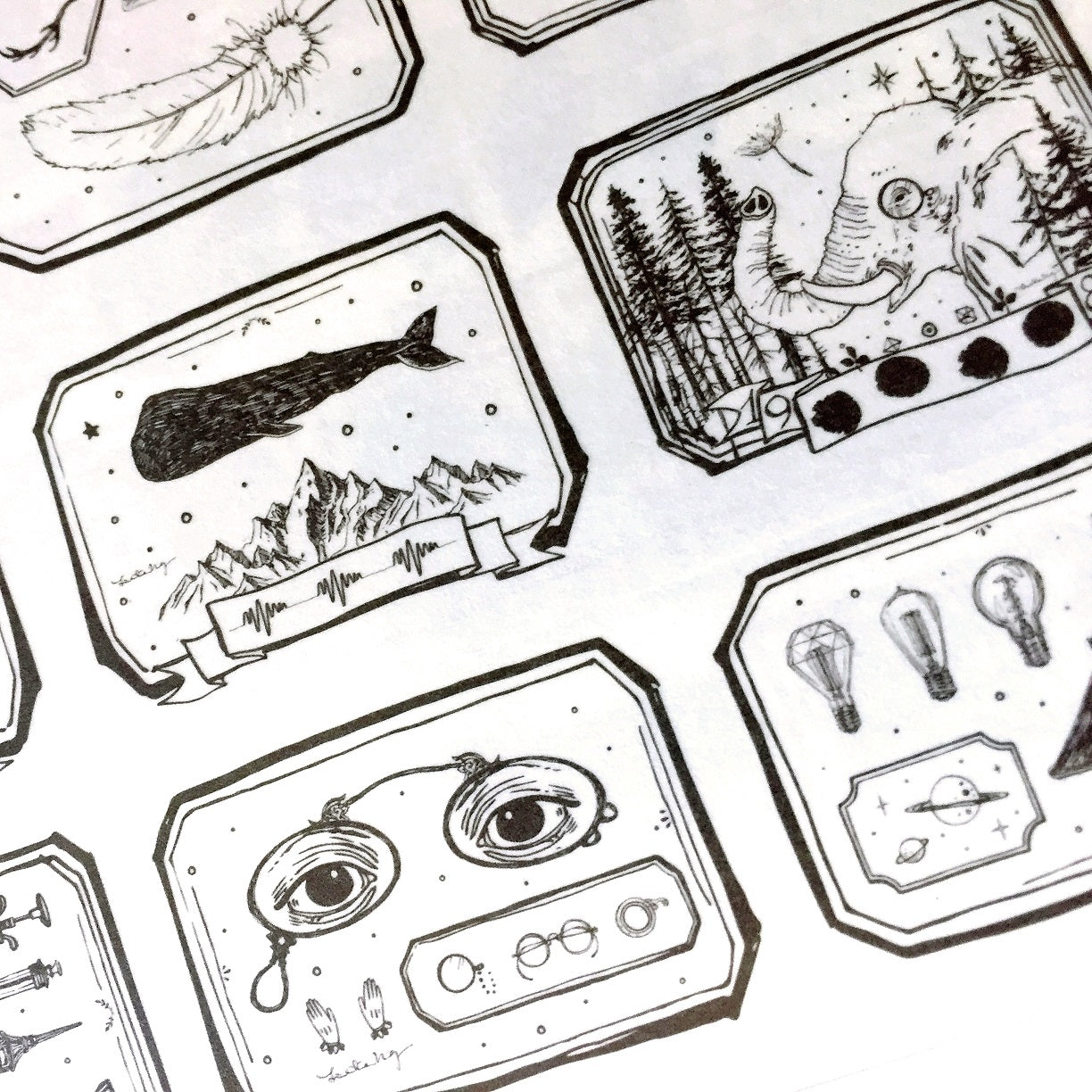 Lin Chia Ning - Specimen washi tape SAMPLES