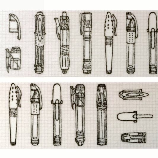 Lin Chia Ning - Pens washi tape SAMPLES