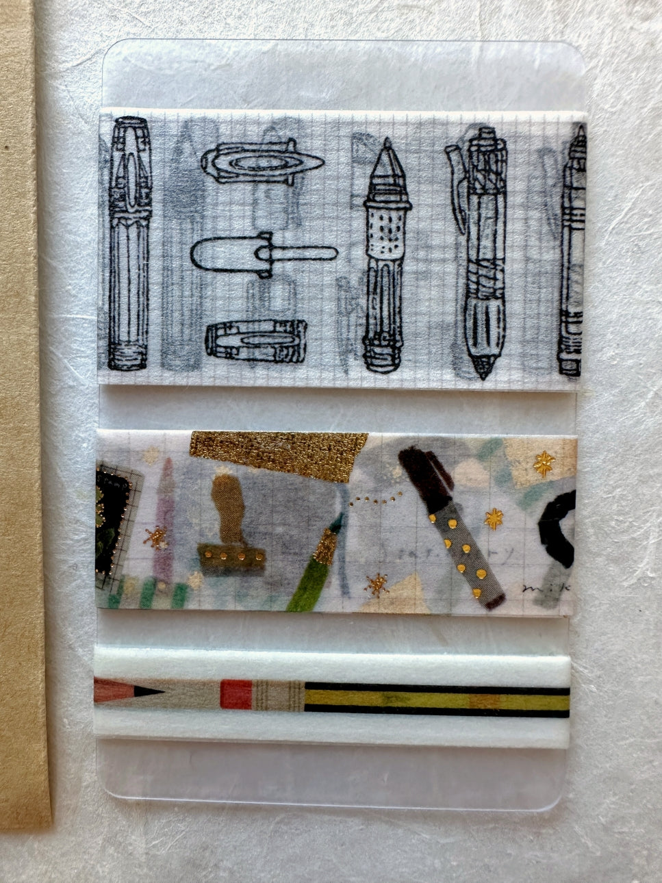 Lin Chia Ning - Pens washi tape SAMPLES