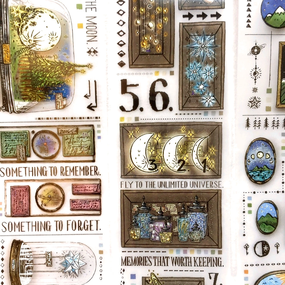 Lin Chia Ning - Pieces of the Universe PET tape (5 cm x 150 cm) SAMPLES