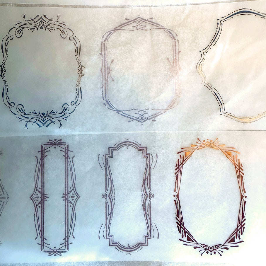 Lin Chia Ning - Retro Frames Color PET tape SAMPLES