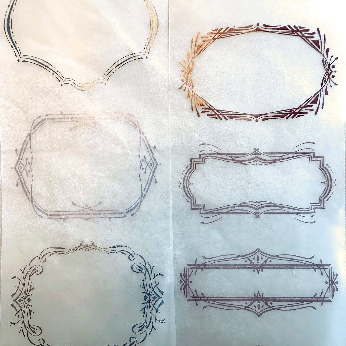 Lin Chia Ning - Retro Frames Color PET tape SAMPLES