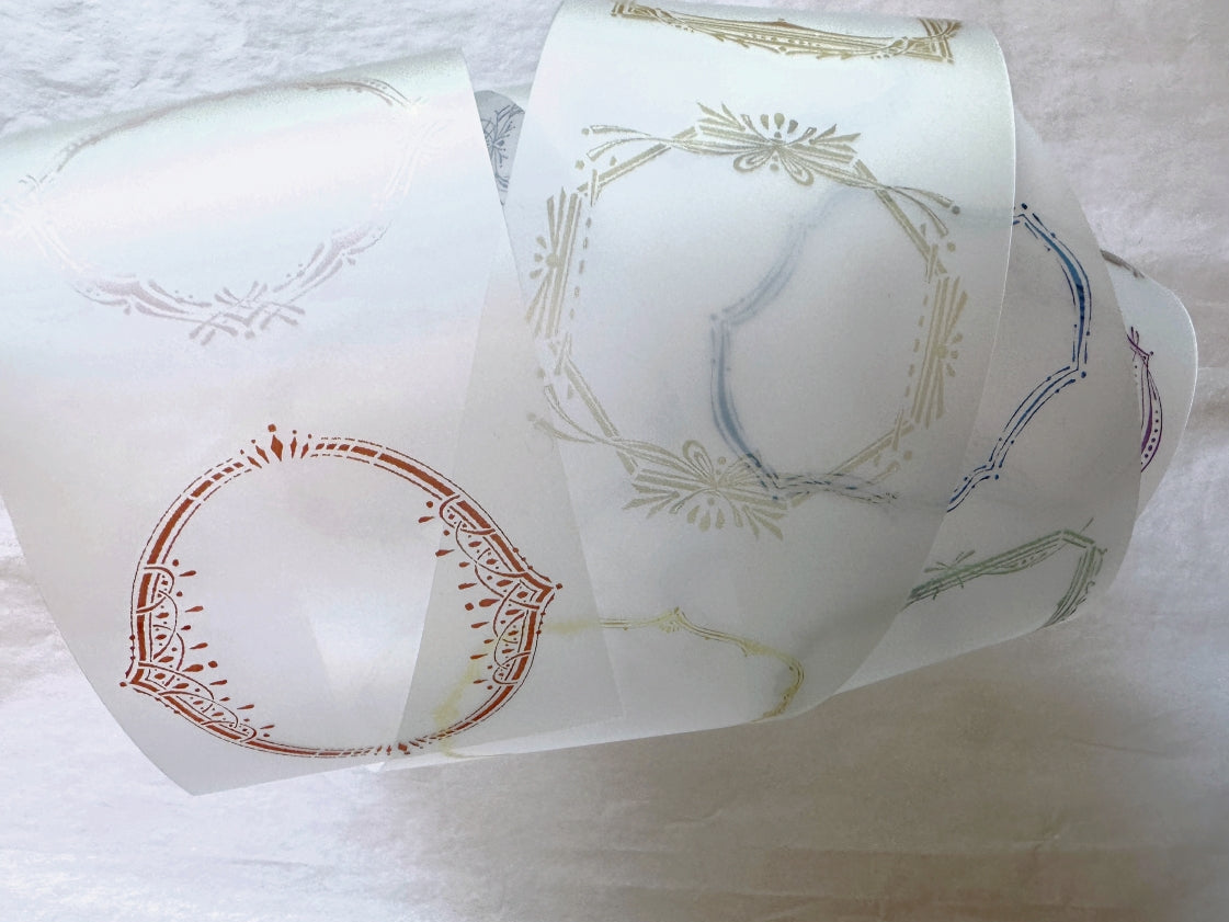 Lin Chia Ning - Retro Frames Color PET tape SAMPLES