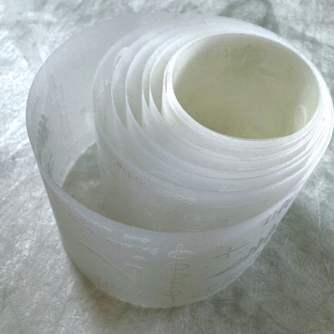 Lin Chia Ning - This and That White PET tape (5 cm x 200 cm) SAMPLES