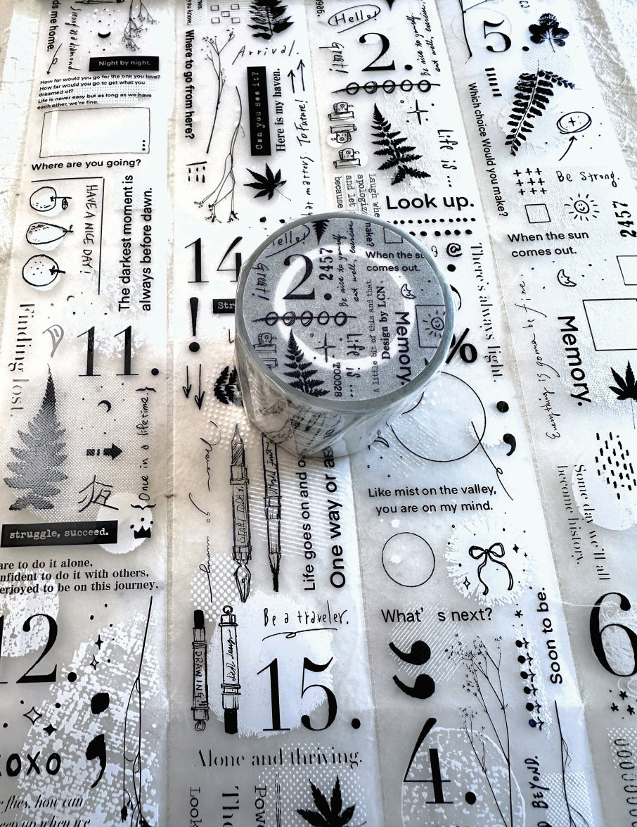 Lin Chia Ning - This and That PET tape (5 cm x 200 cm) SAMPLES