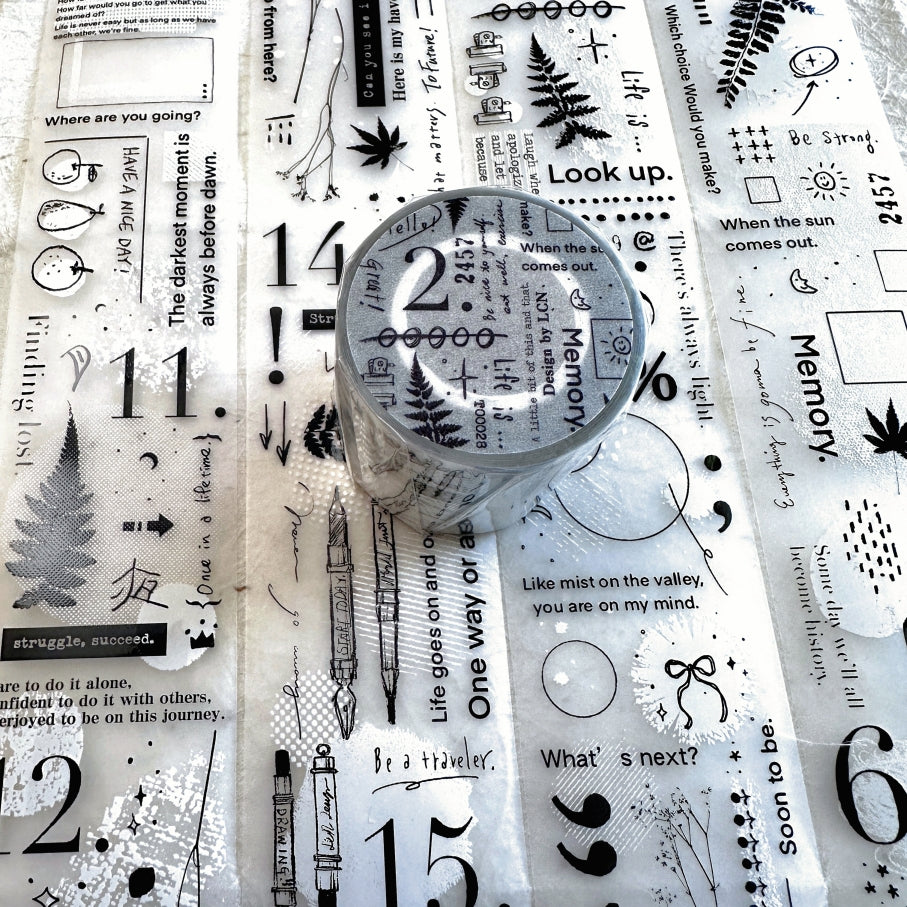 Lin Chia Ning - This and That PET tape (5 cm x 200 cm) SAMPLES