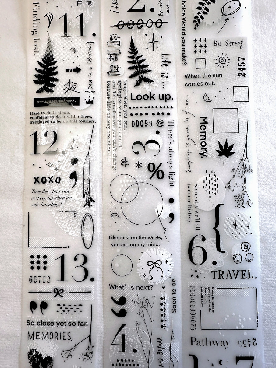 Lin Chia Ning - This and That PET tape (5 cm x 200 cm) SAMPLES