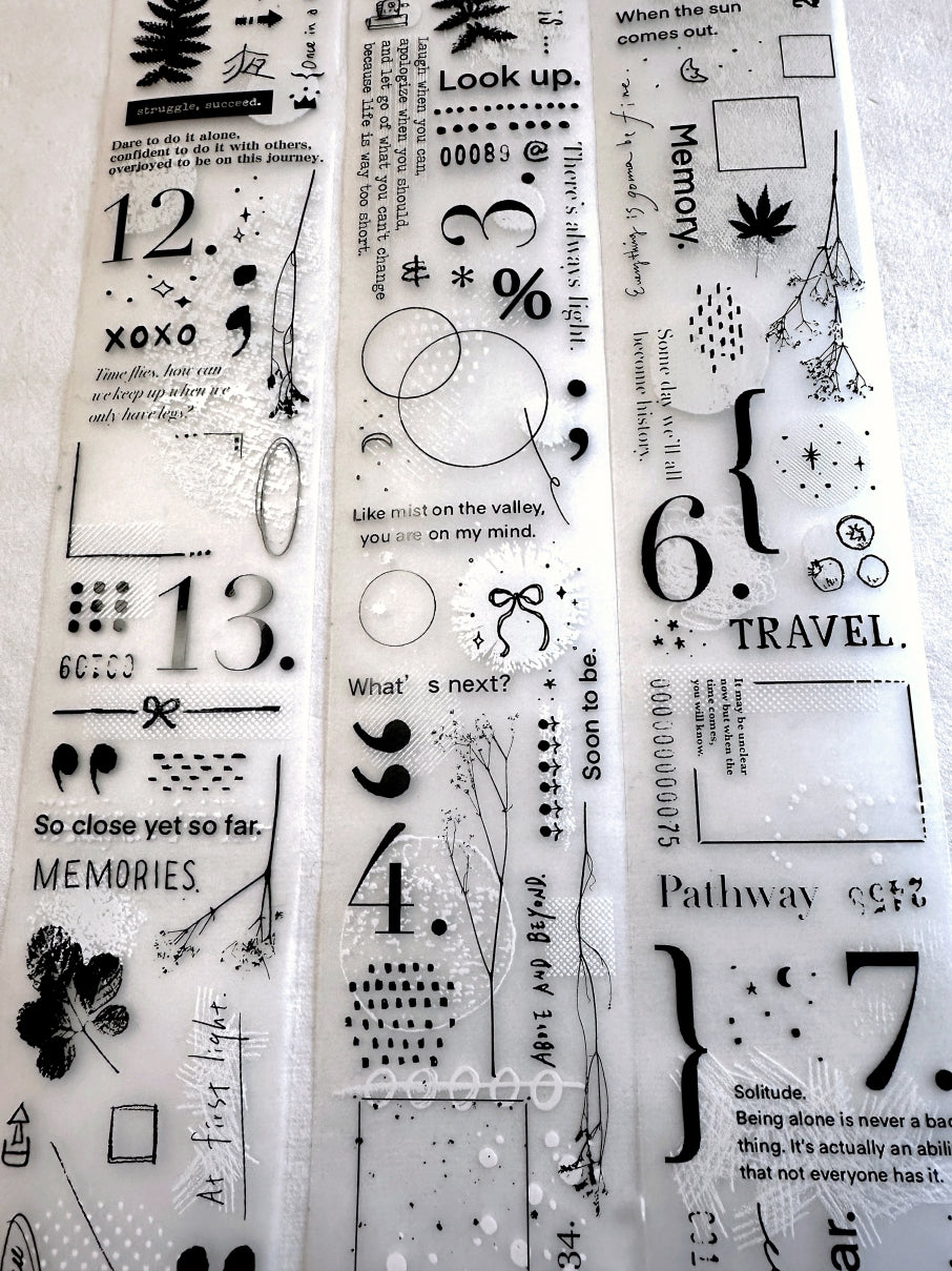 Lin Chia Ning - This and That PET tape (5 cm x 200 cm) SAMPLES