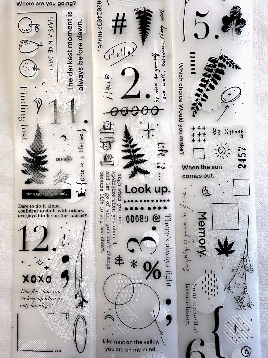 Lin Chia Ning - This and That PET tape (5 cm x 200 cm) SAMPLES