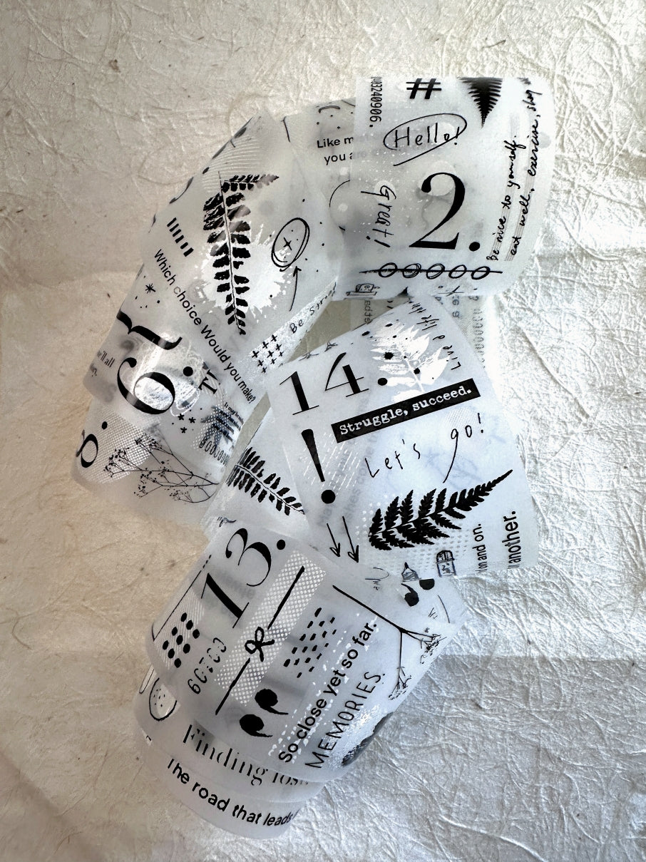 Lin Chia Ning - This and That PET tape (5 cm x 200 cm) SAMPLES