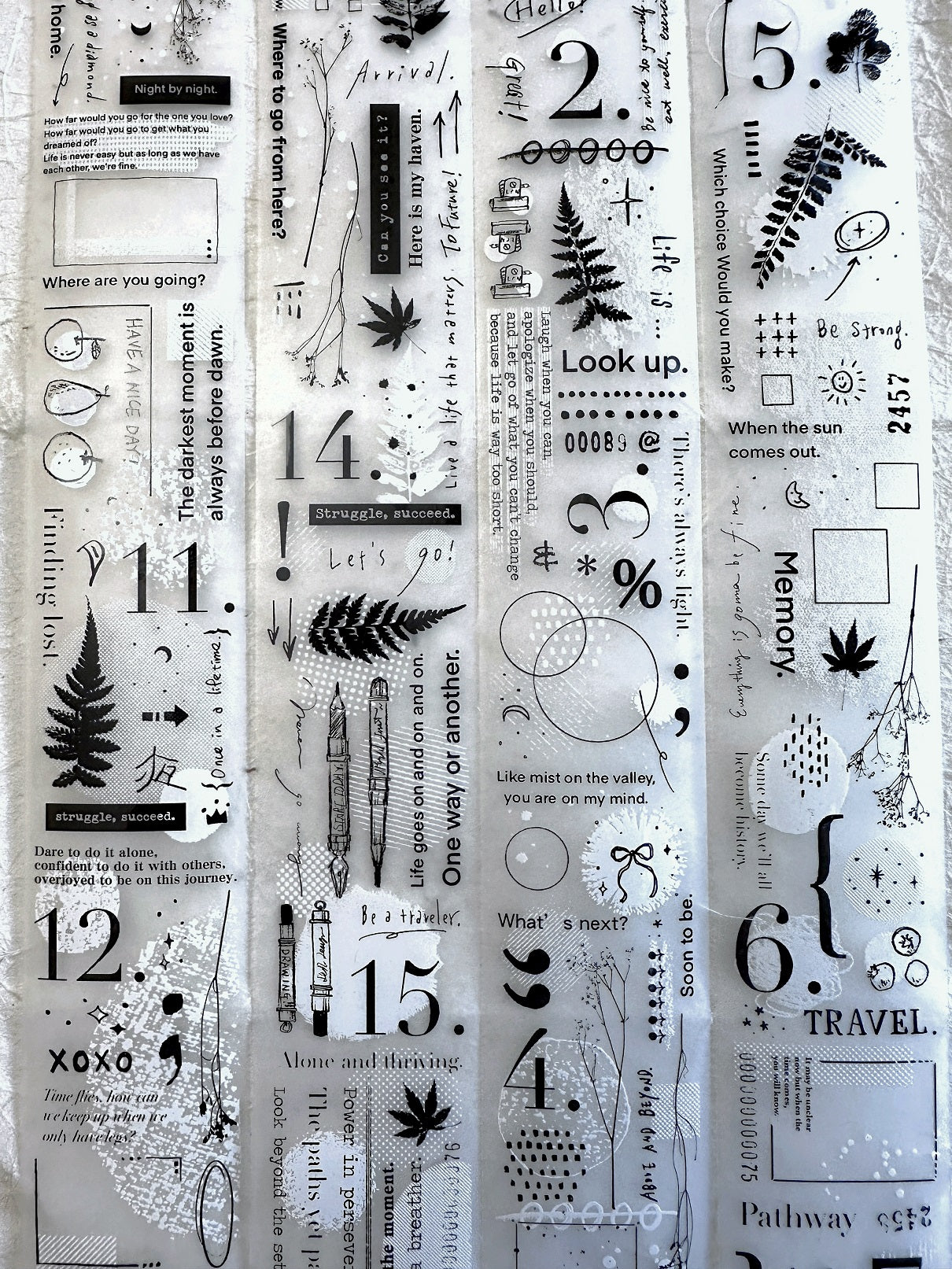 Lin Chia Ning - This and That PET tape (5 cm x 200 cm) SAMPLES