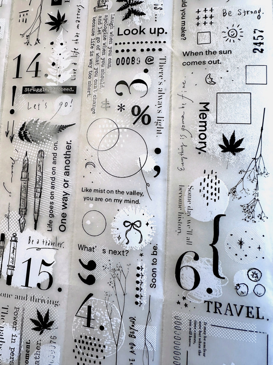 Lin Chia Ning - This and That PET tape (5 cm x 200 cm) SAMPLES
