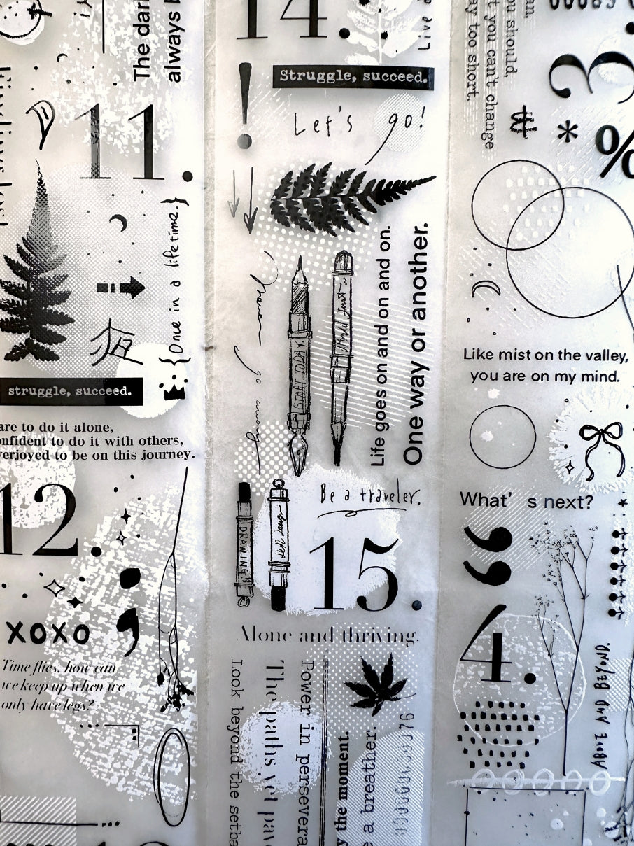 Lin Chia Ning - This and That PET tape (5 cm x 200 cm) SAMPLES