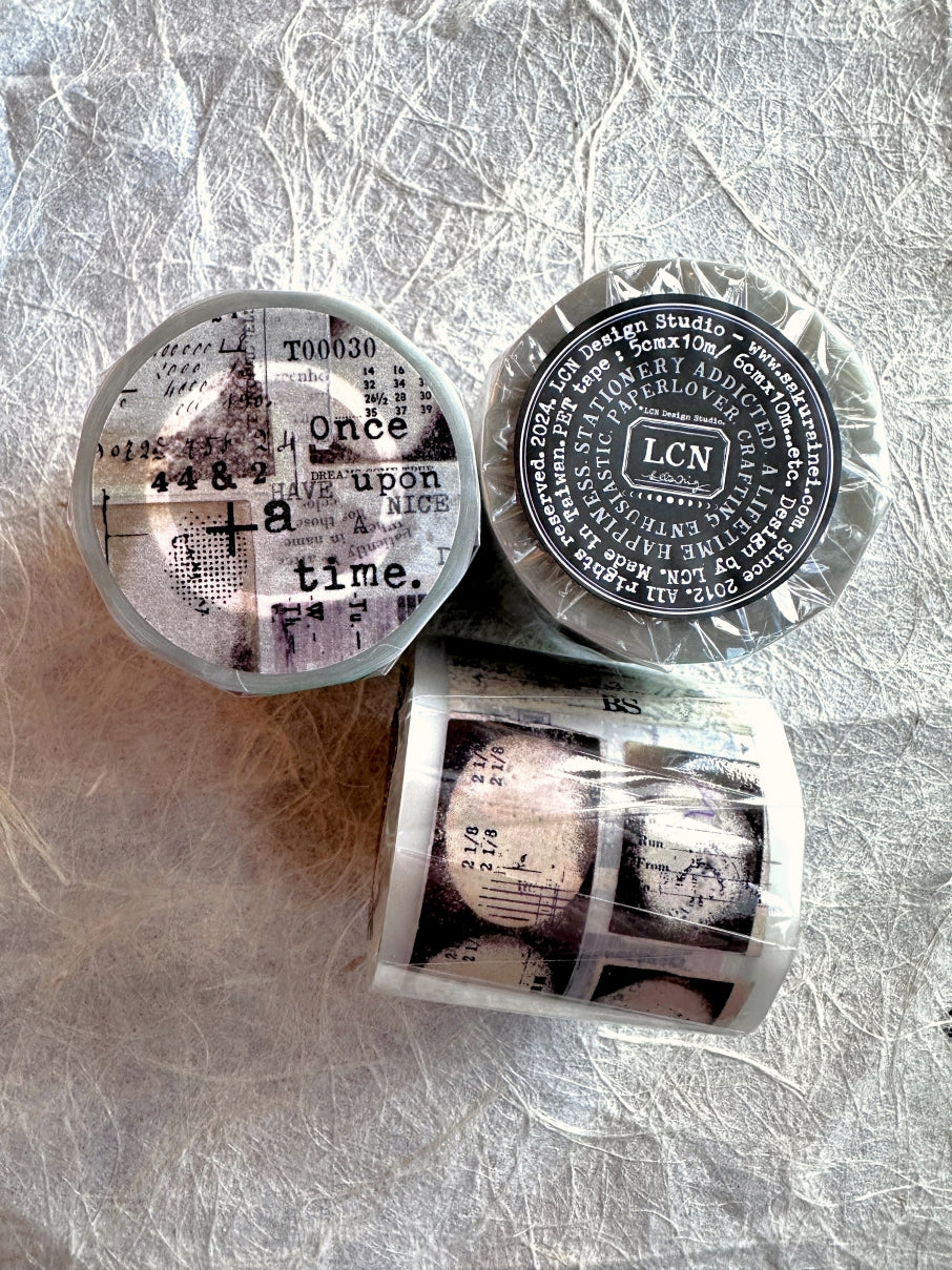 Lin Chia Ning - Once Upon a Time PET & washi tape (5 cm x 200 cm) SAMPLES