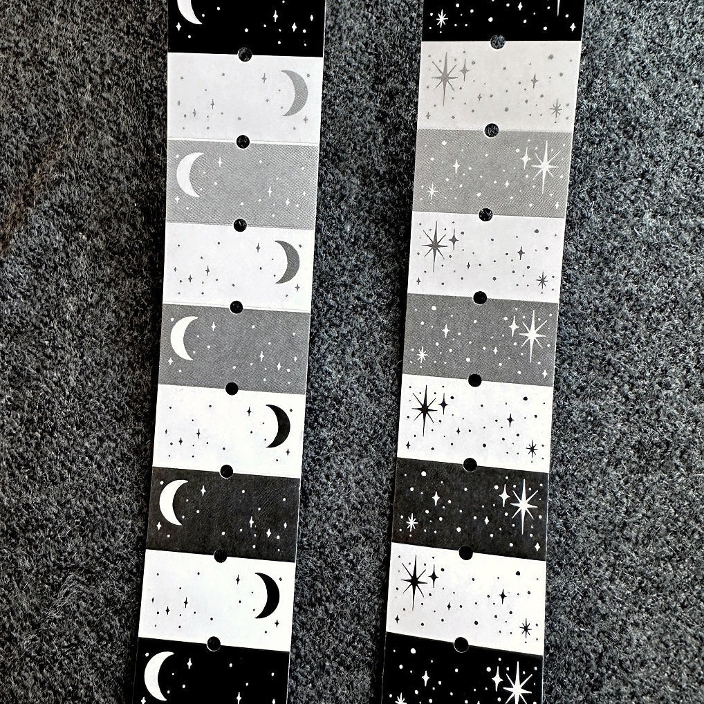 Lin Chia Ning - The Moon & The Stars label sticker roll SAMPLES