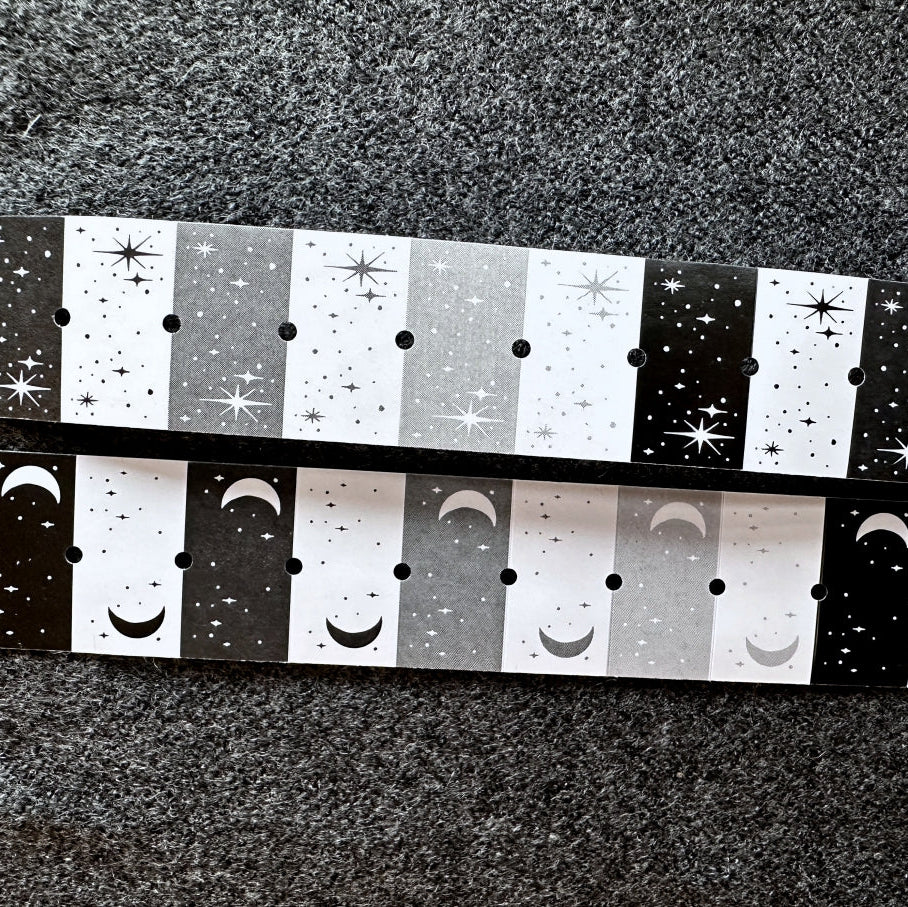 Lin Chia Ning - The Moon & The Stars label sticker roll SAMPLES