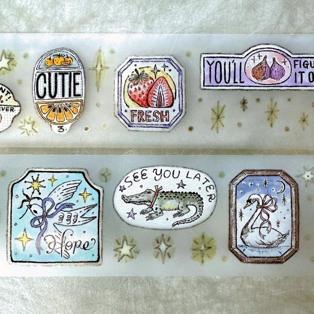 Lin Chia Ning - Sticker Club: Life PET & washi tape SAMPLES