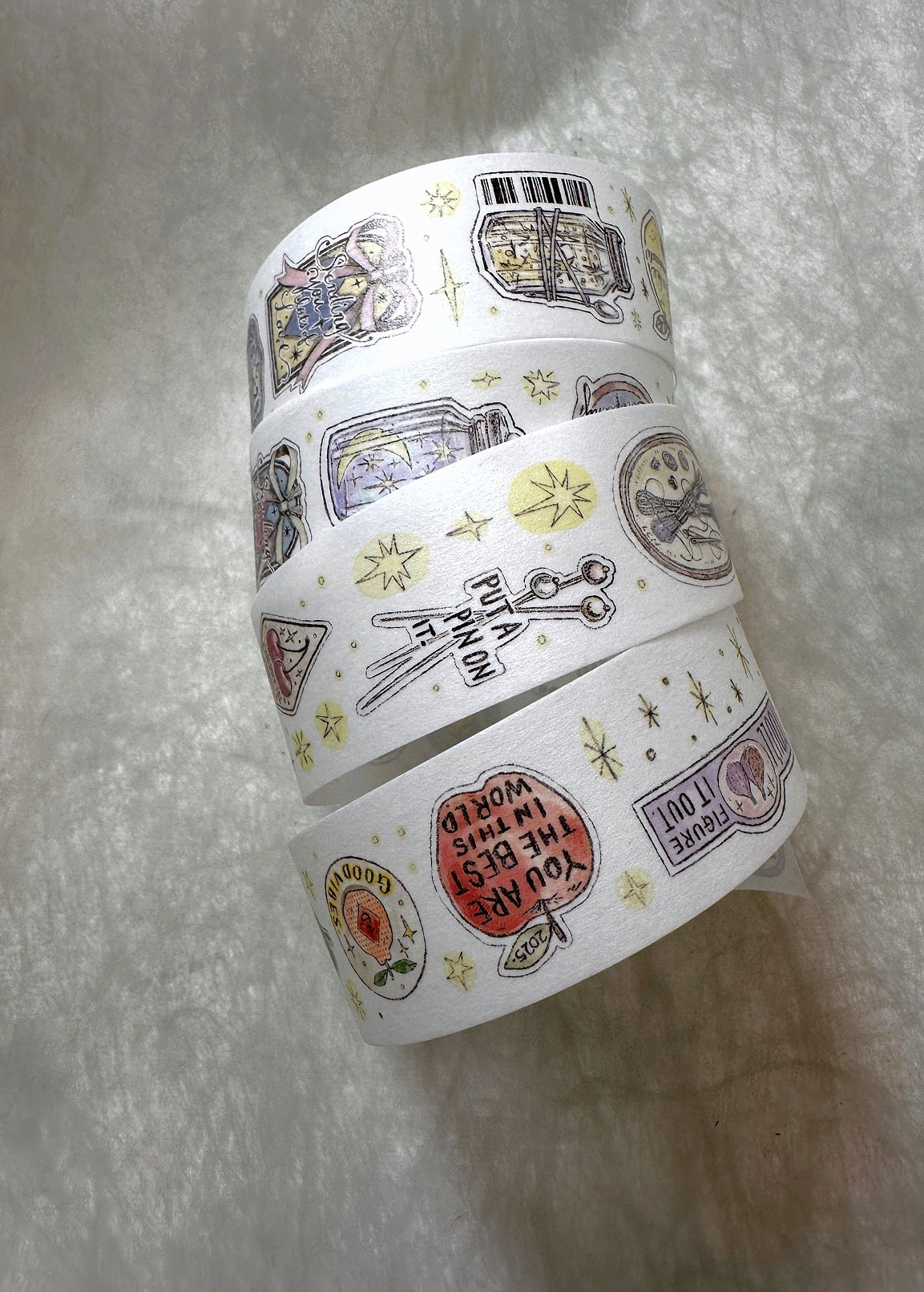 Lin Chia Ning - Sticker Club: Life PET & washi tape SAMPLES