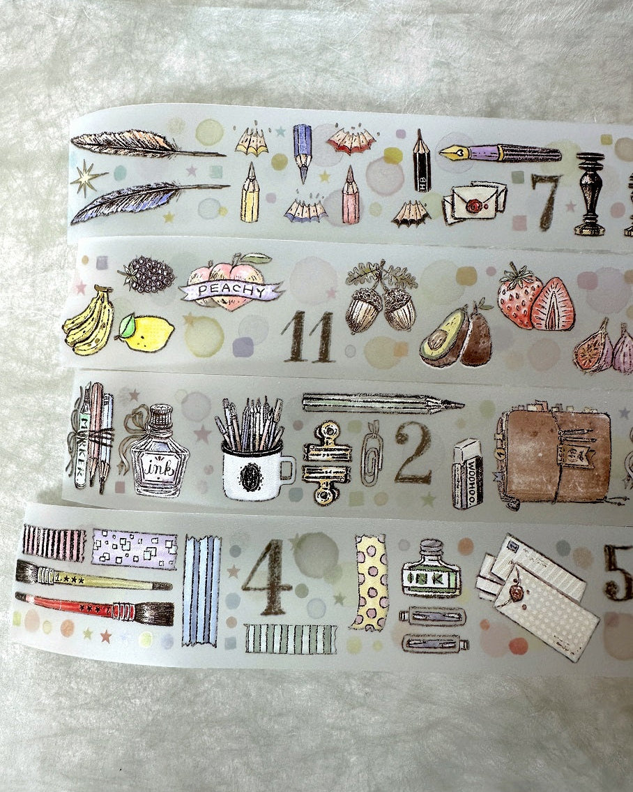 Lin Chia Ning - Joy Bringer Week 1 PET & washi tape SAMPLES