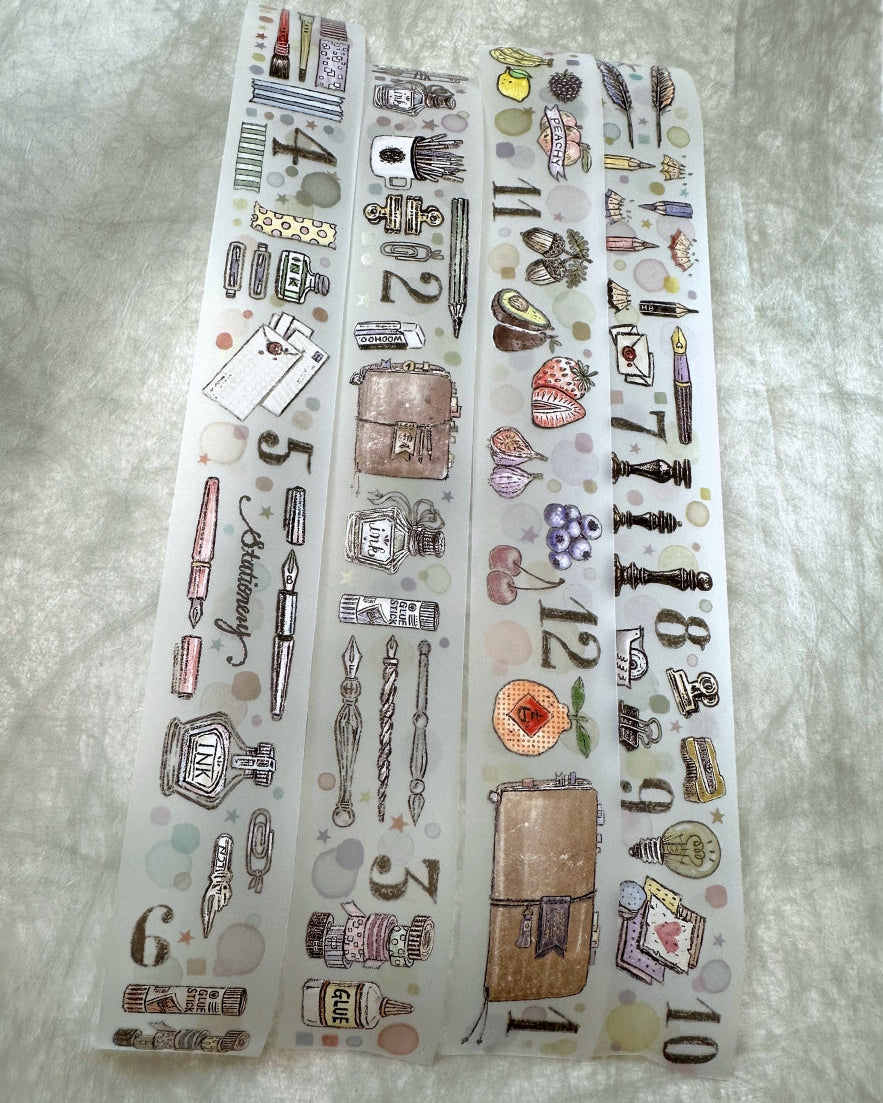 Lin Chia Ning - Joy Bringer Week 1 PET & washi tape SAMPLES