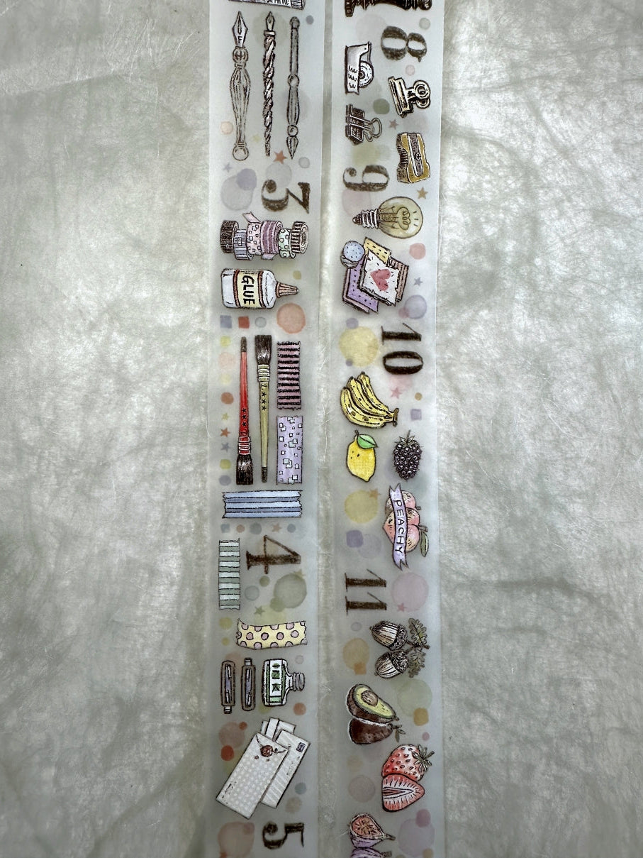 Lin Chia Ning - Joy Bringer Week 1 PET & washi tape SAMPLES