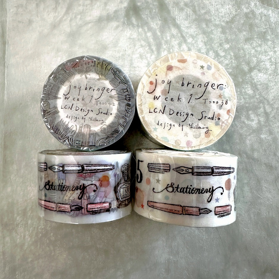 Lin Chia Ning - Joy Bringer Week 1 PET & washi tape SAMPLES