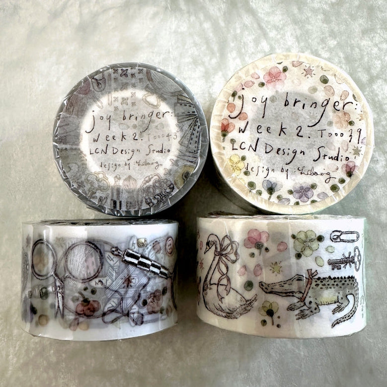 Lin Chia Ning - Joy Bringer Week 2 PET & washi tape SAMPLES