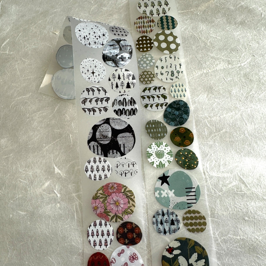 Lin Chia Ning - Cobblestone kiss-cut PET tape SAMPLES