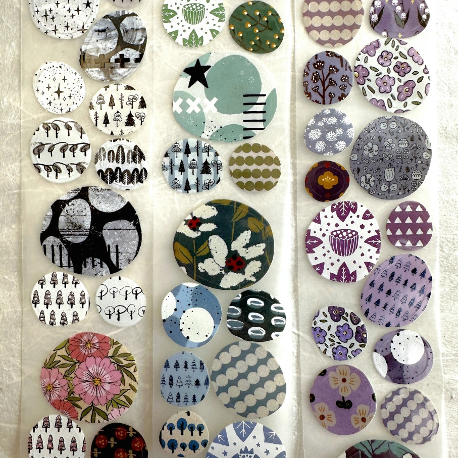 Lin Chia Ning - Cobblestone kiss-cut PET tape SAMPLES