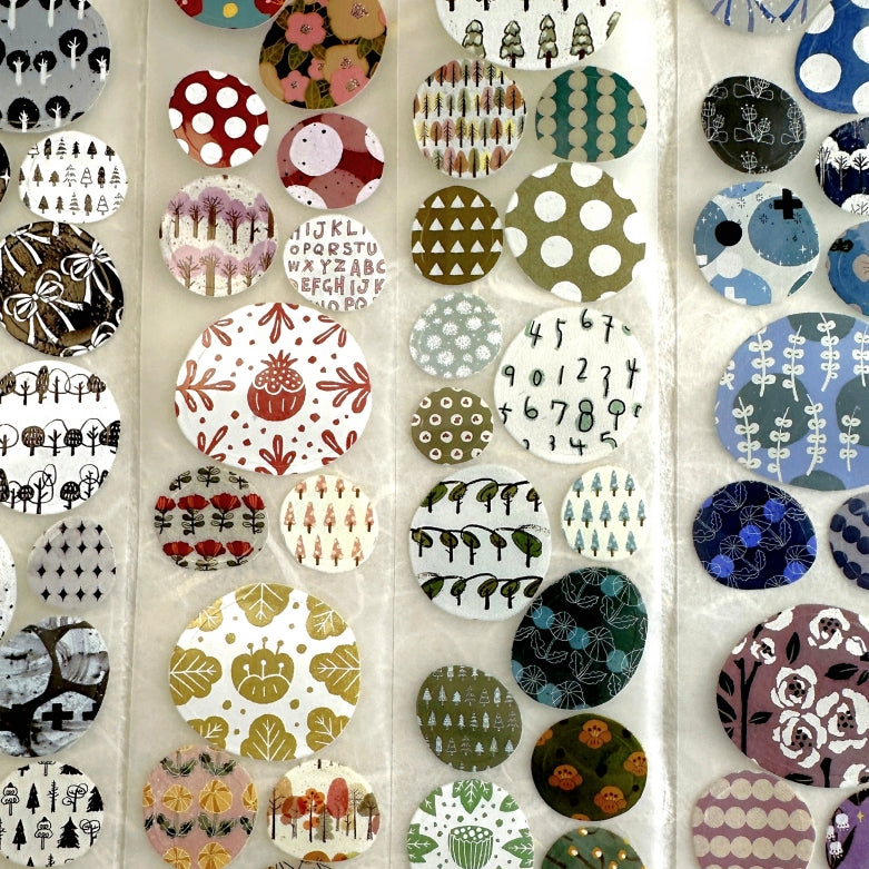 Lin Chia Ning - Cobblestone kiss-cut PET tape SAMPLES