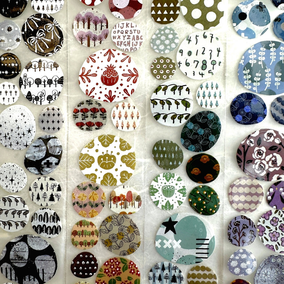 Lin Chia Ning - Cobblestone kiss-cut PET tape SAMPLES