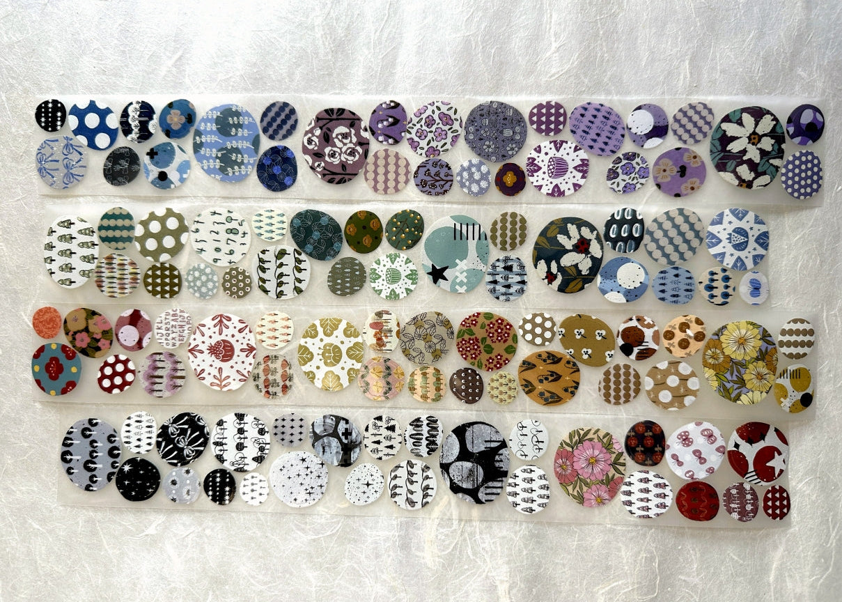 Lin Chia Ning - Cobblestone kiss-cut PET tape SAMPLES