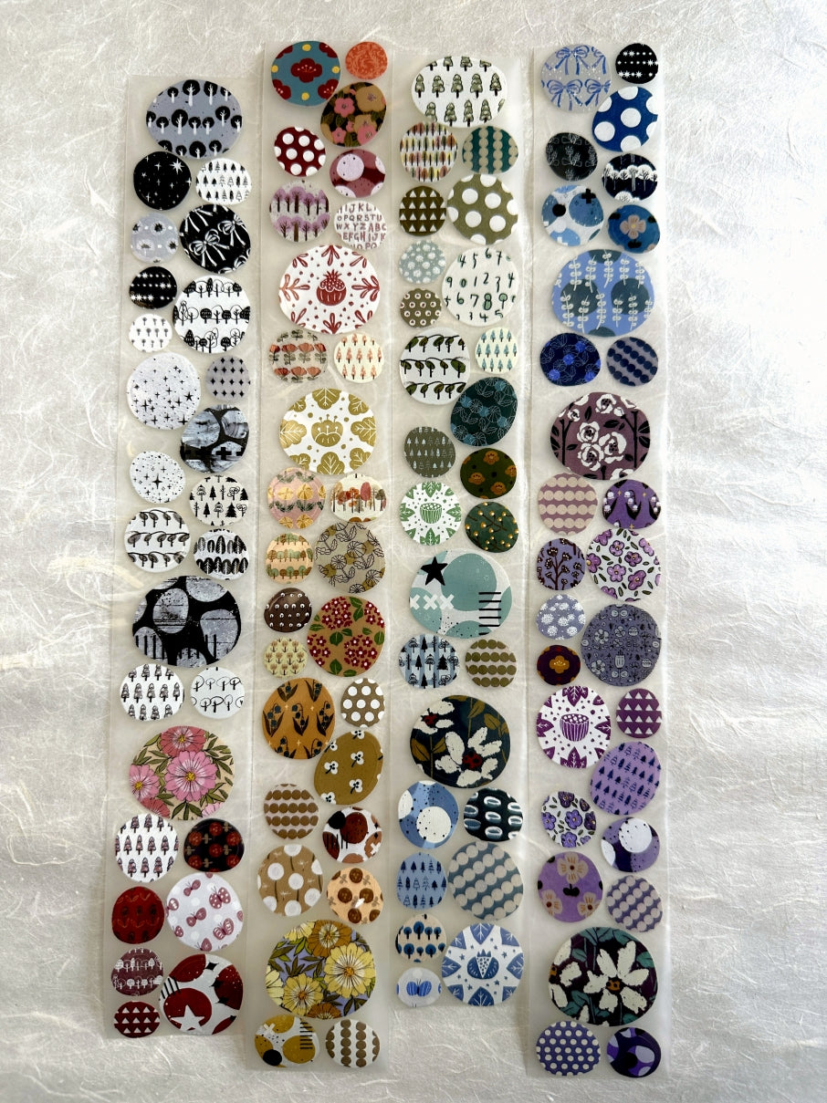 Lin Chia Ning - Cobblestone kiss-cut PET tape SAMPLES