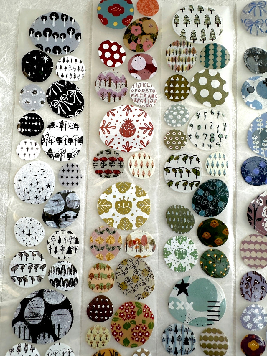 Lin Chia Ning - Cobblestone kiss-cut PET tape SAMPLES