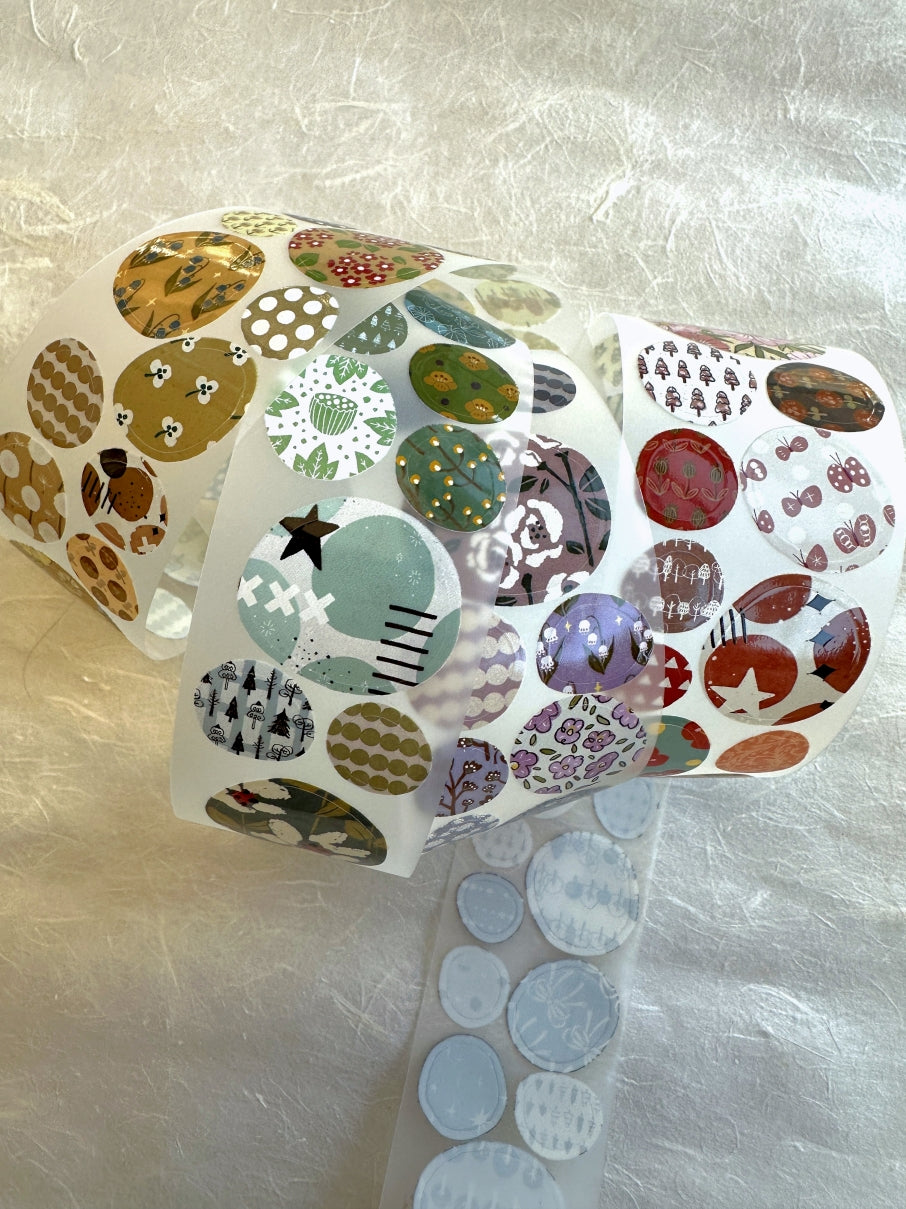 Lin Chia Ning - Cobblestone kiss-cut PET tape SAMPLES