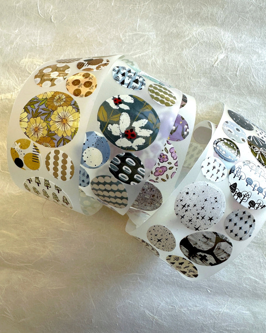 Lin Chia Ning - Cobblestone kiss-cut PET tape SAMPLES