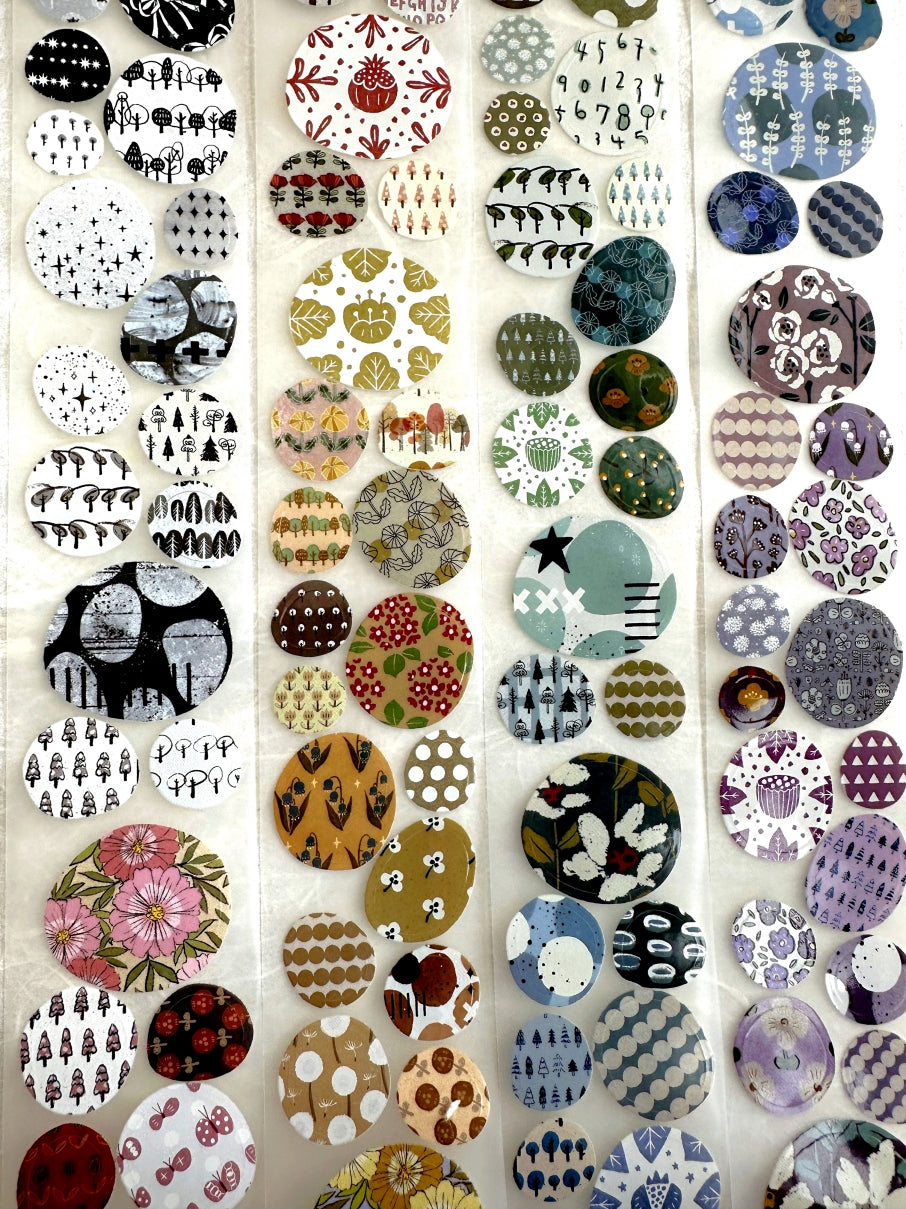 Lin Chia Ning - Cobblestone kiss-cut PET tape SAMPLES