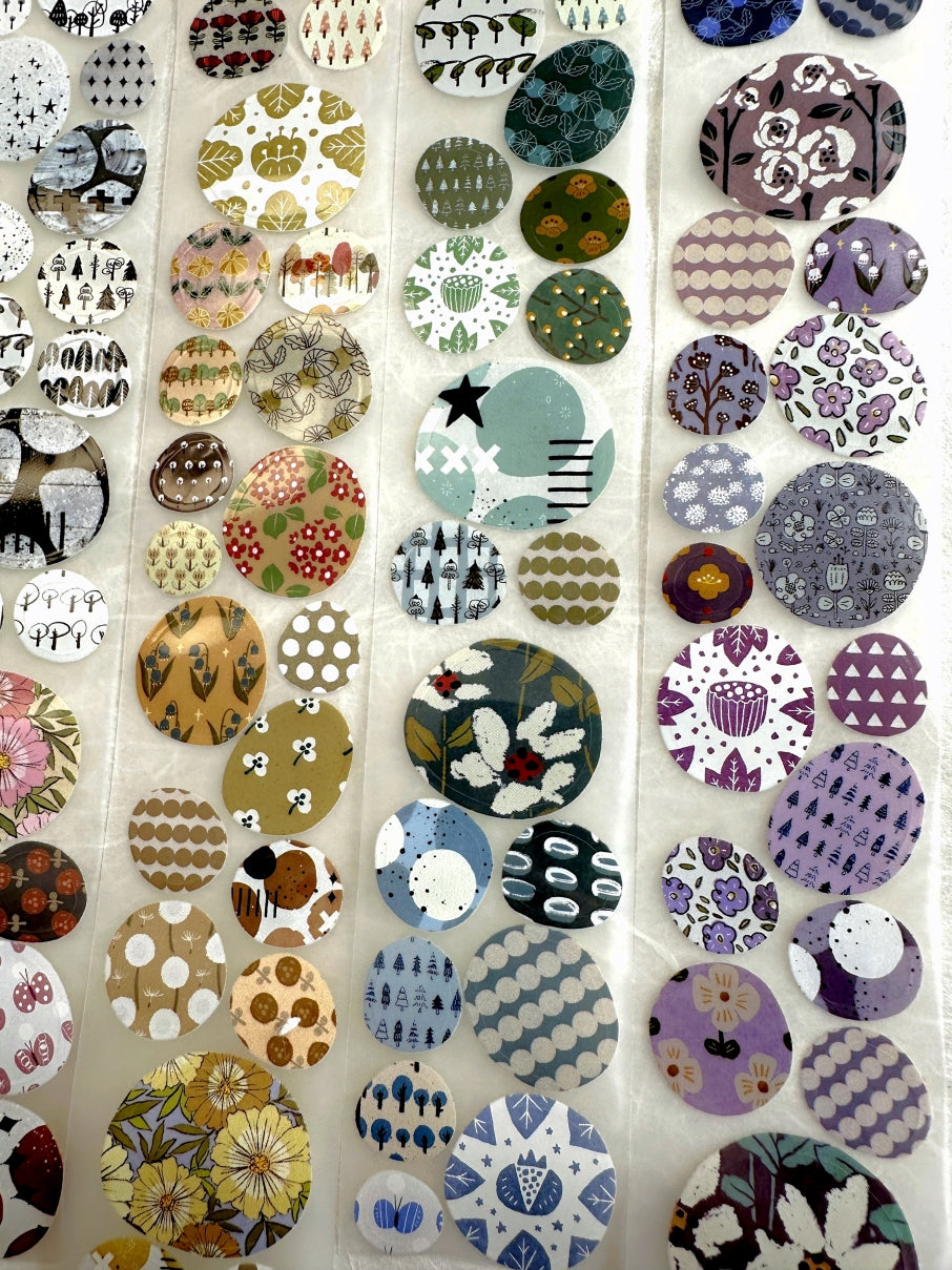 Lin Chia Ning - Cobblestone kiss-cut PET tape SAMPLES