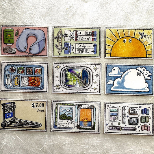 Lin Chia Ning - When Travel PET tape SAMPLES