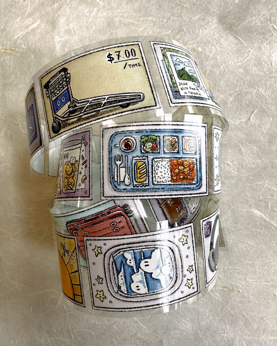 Lin Chia Ning - When Travel PET tape SAMPLES