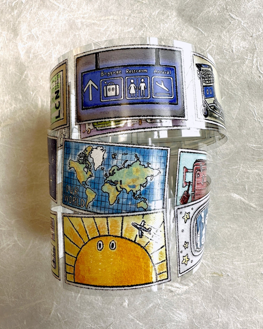 Lin Chia Ning - When Travel PET tape SAMPLES