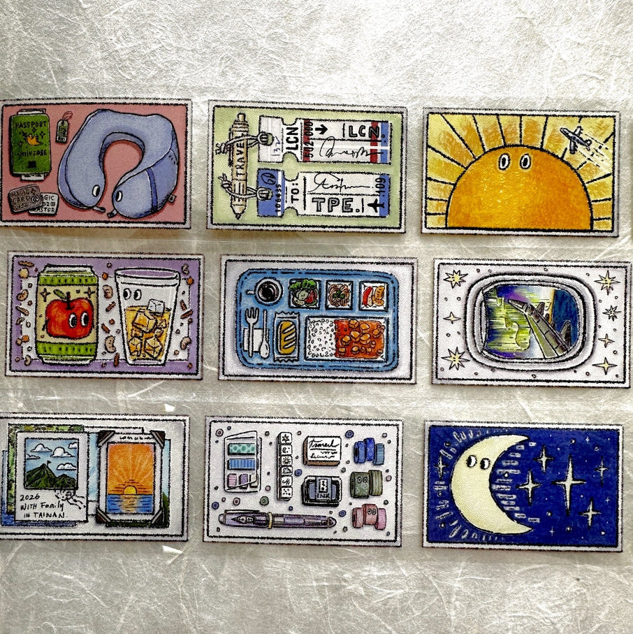 Lin Chia Ning - When Travel PET tape SAMPLES