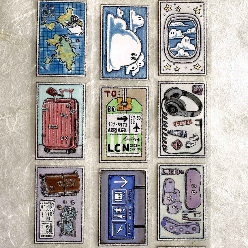 Lin Chia Ning - When Travel PET tape SAMPLES